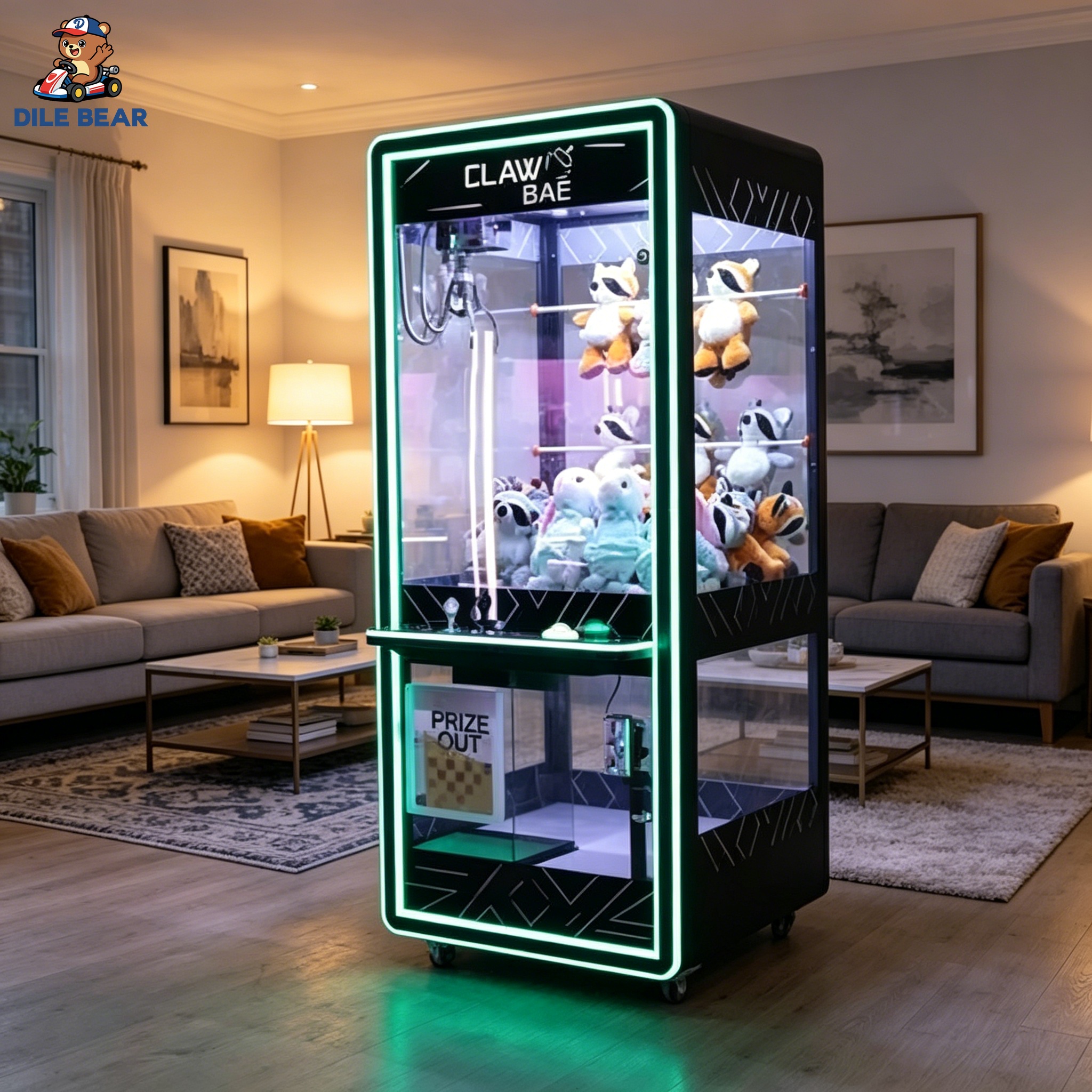 Arcade And Vending - Black Claw Machine Modern Arcade Game