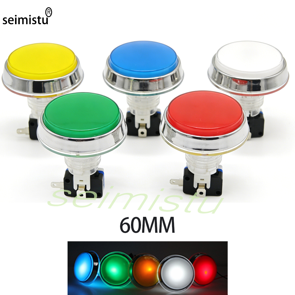 60mm Chrome 12V Flat Arcade LE - огляд і ціна Vending Arcade Games