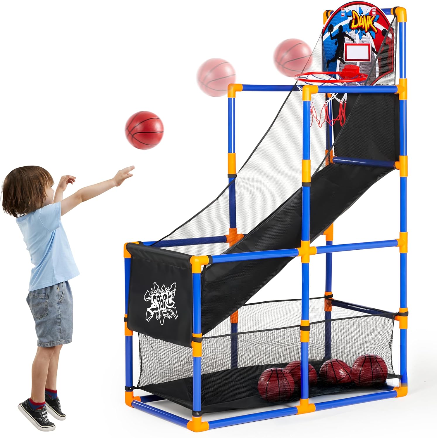 Arcade Basketball Game Set wit - огляд і ціна Basketball Arcade Game