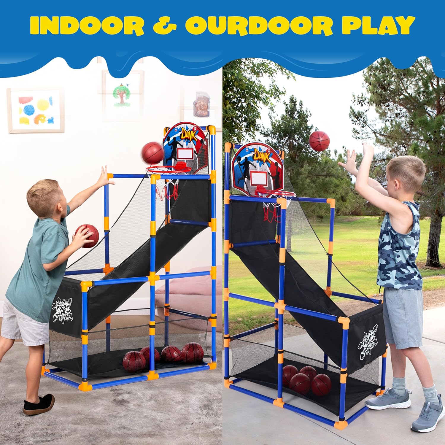 Arcade Basketball Game Set wit - огляд і ціна Basketball Arcade Game